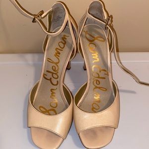 Sam Edelman Tan Platform Heels